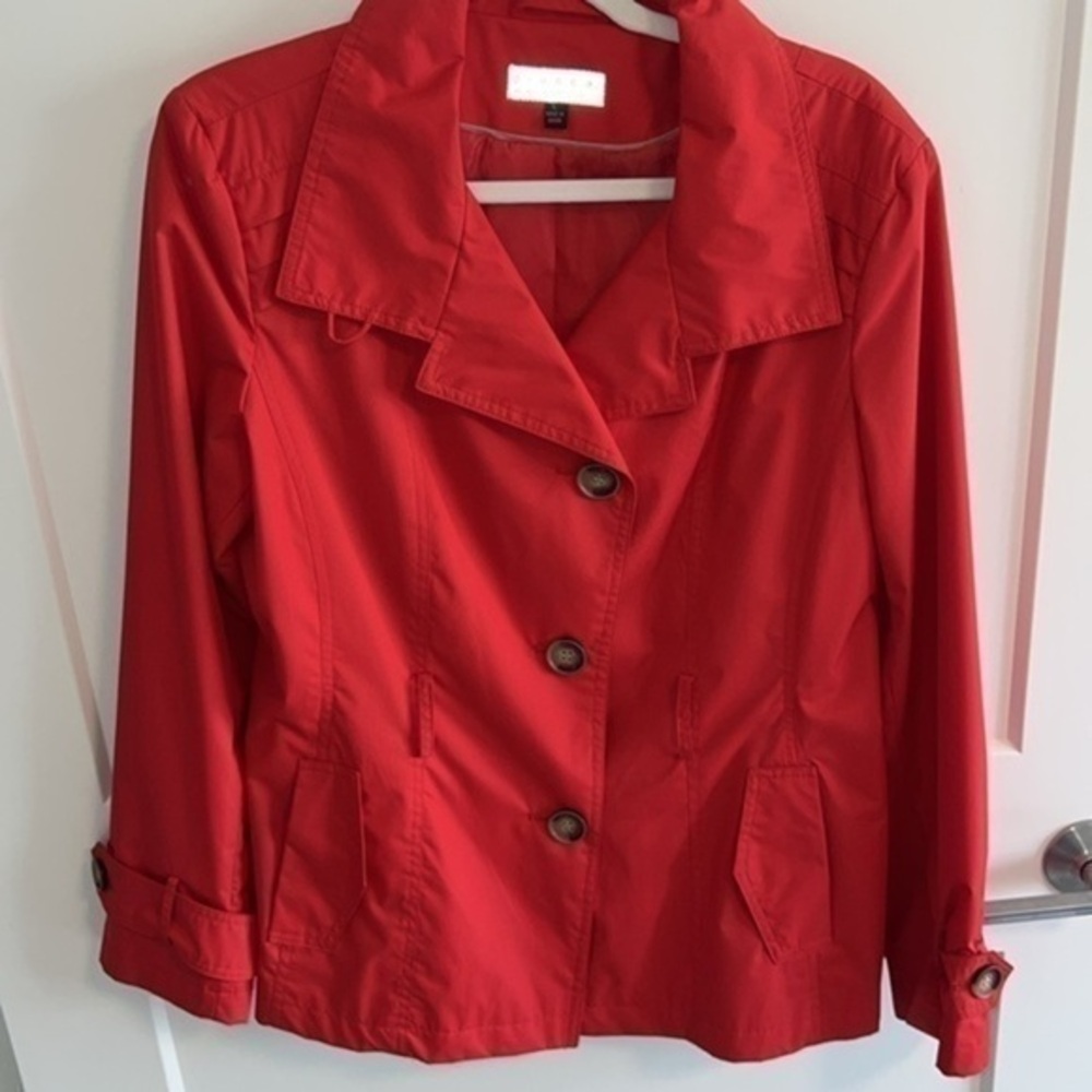Giacca - Short raincoat - orange/reddish color - size large